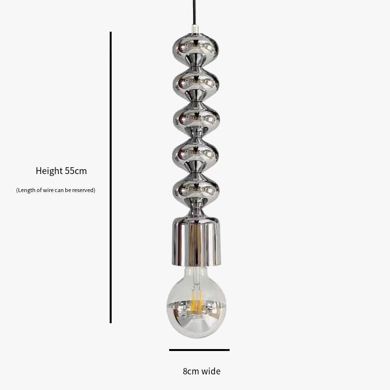 lampe de chevet industrielle minimaliste design ondulé élégant