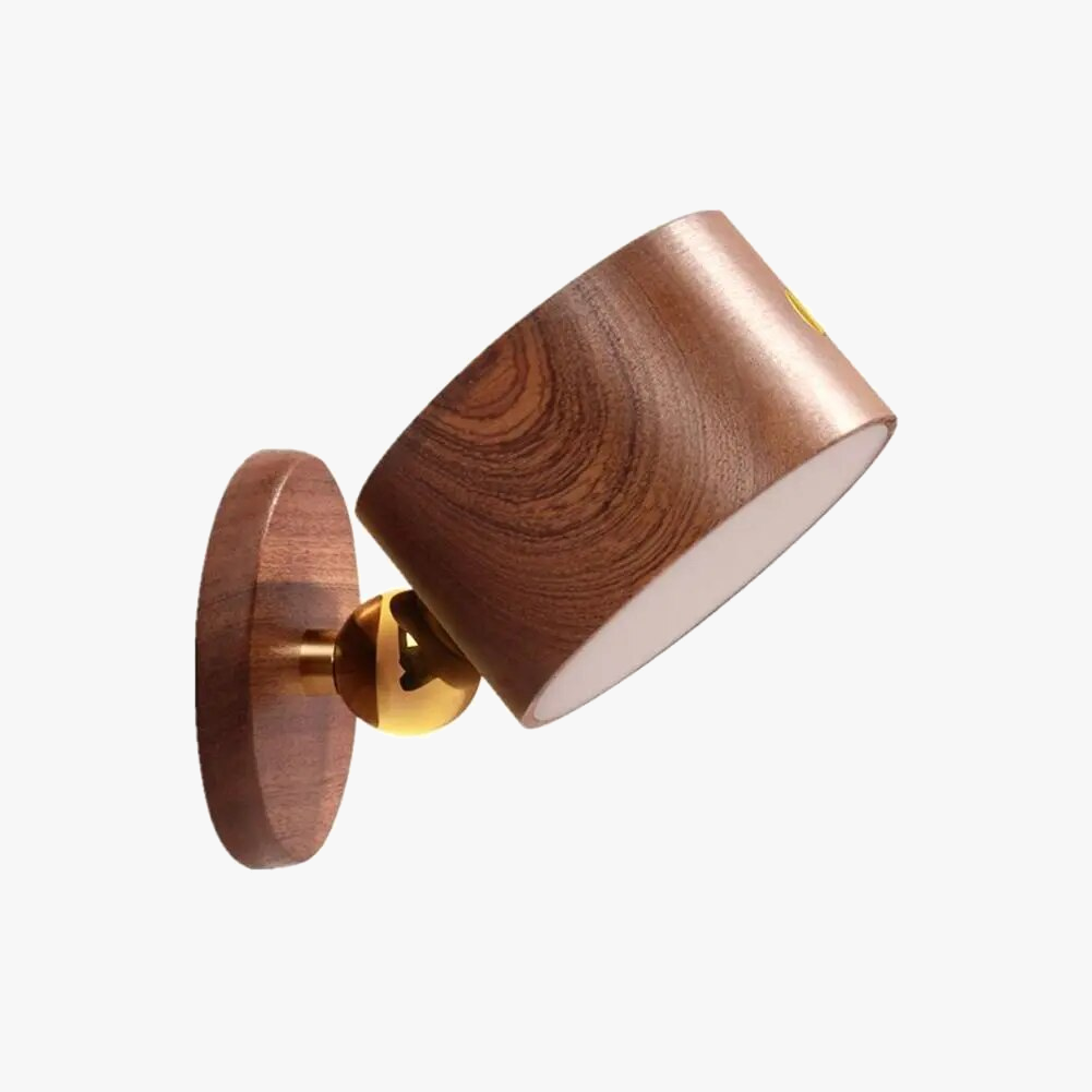 Applique murale dirigeable Led en bois