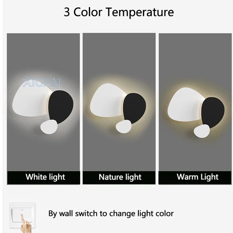 lampe de chevet moderne aux formes géométriques variées