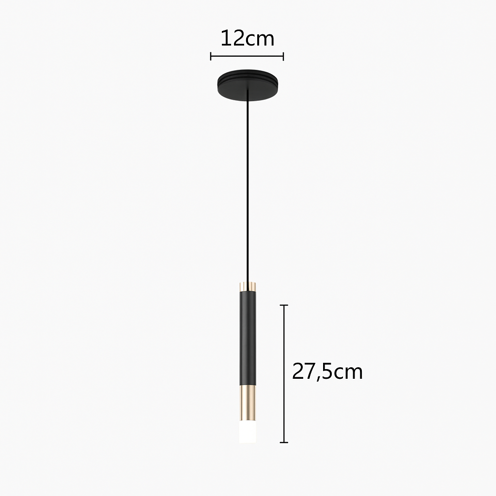 lampe de chevet moderne avec projecteur rotatif led suspension