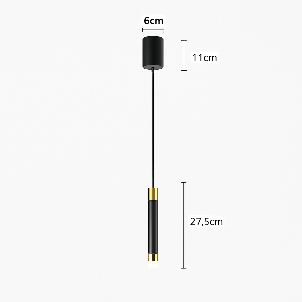 lampe de chevet moderne avec projecteur rotatif led suspension