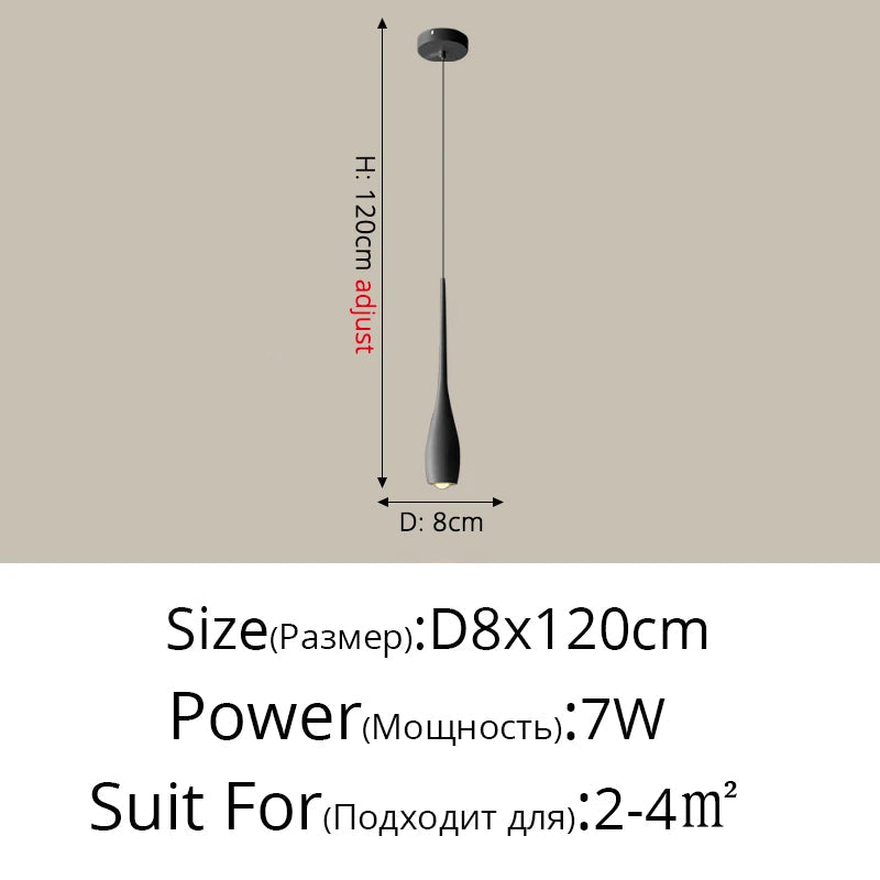 lampe de chevet moderne design suspendu pour lecture et étude