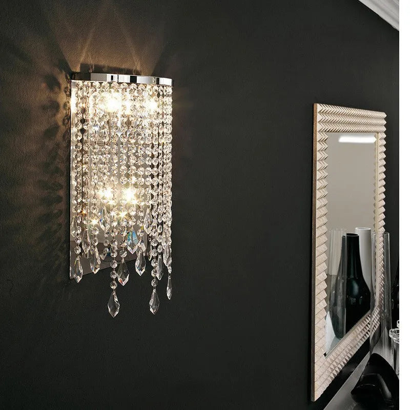 lampe de chevet moderne en cristal pour éclairage créatif décoratif