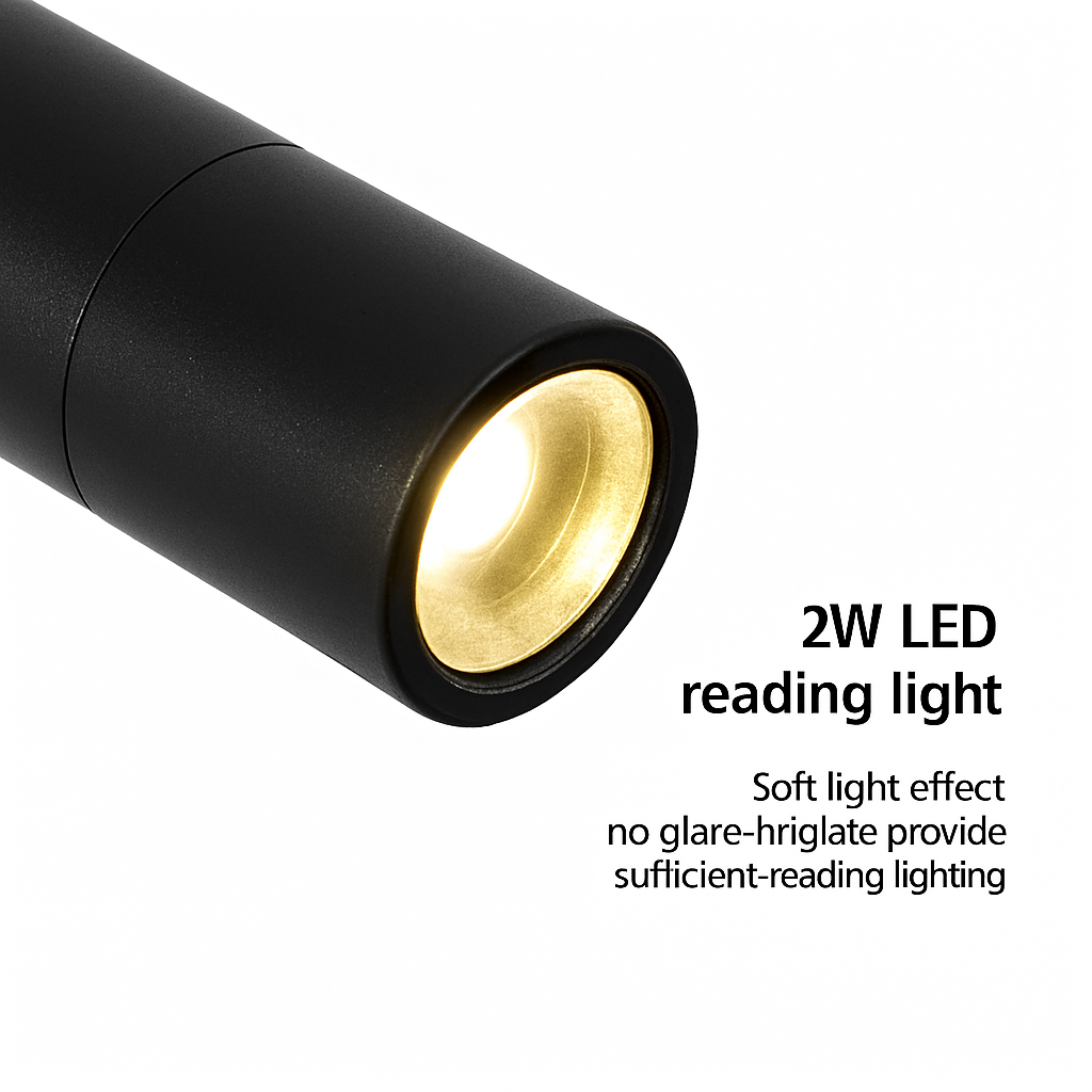 lampe de chevet moderne pour lecture et travail nocturne