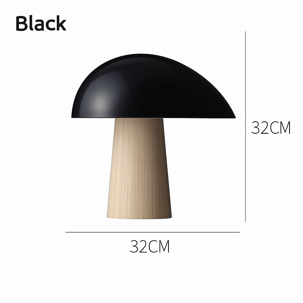 lampe de chevet nordique créative style moderne champignon LED