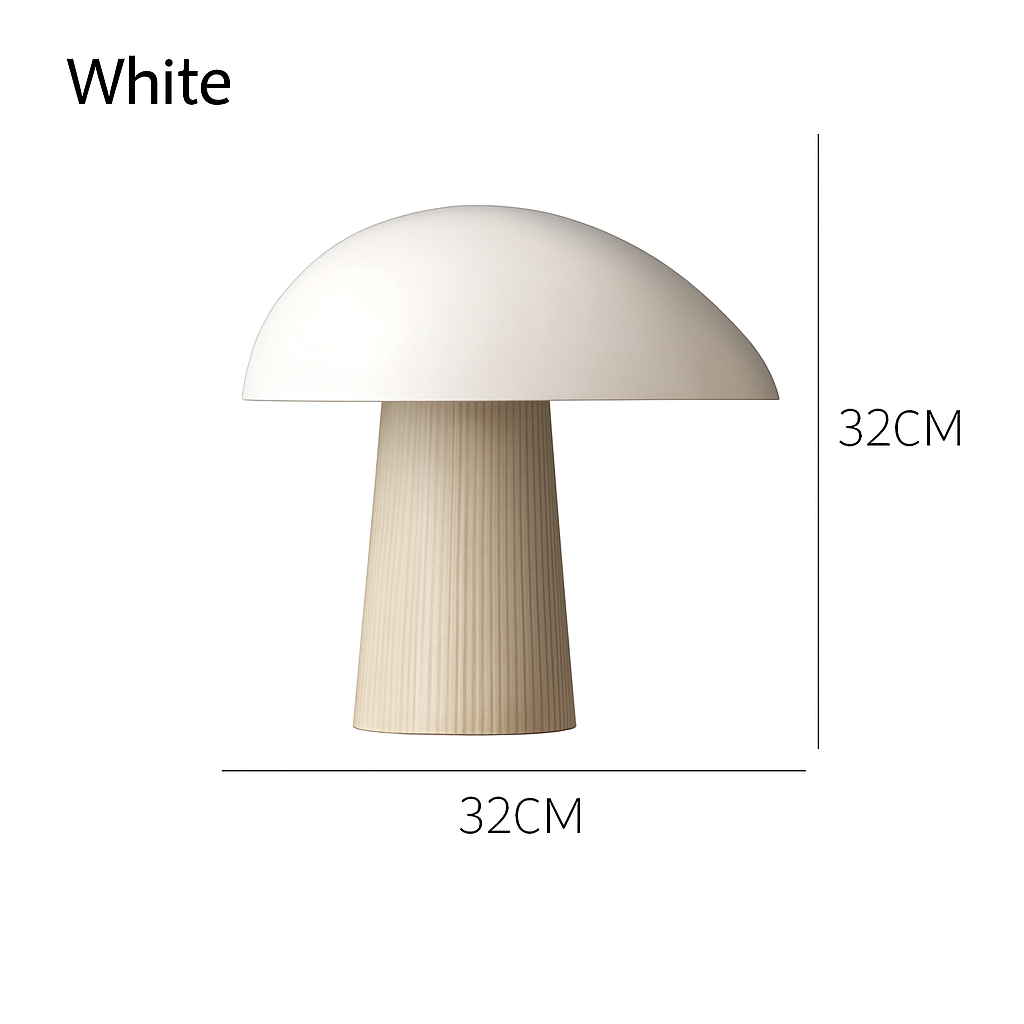 lampe de chevet nordique créative style moderne champignon LED
