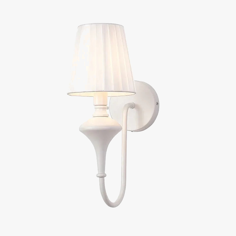 lampe de chevet nordique en fer forgé avec applique murale simple