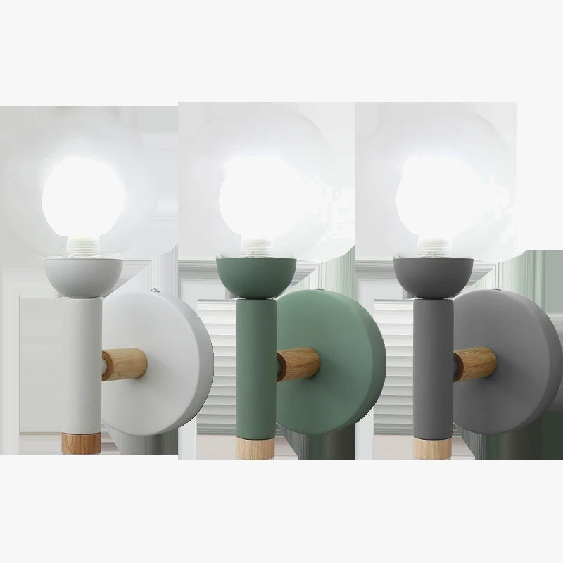 lampe de chevet nordique en verre design créatif pour salon et hôtel