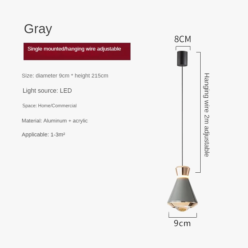 lampe de chevet postmoderne design lumineux pour décoration intérieure
