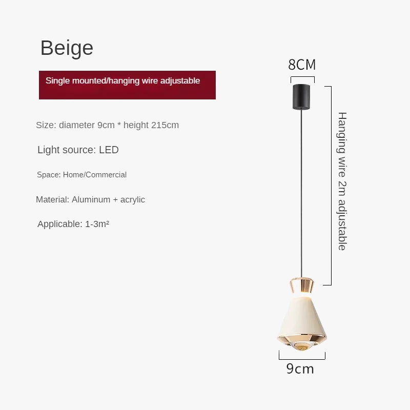 lampe de chevet postmoderne élégante pour décoration intérieure moderne