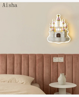 lampe de chevet princesse château pour enfant design créatif et protecteur