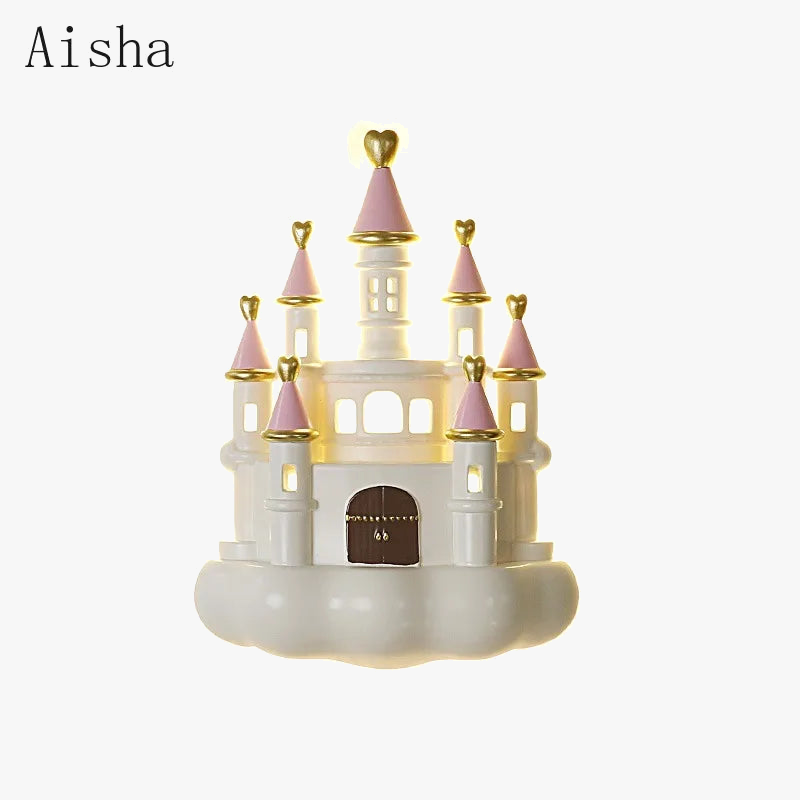 lampe de chevet princesse château pour enfant design créatif et protecteur