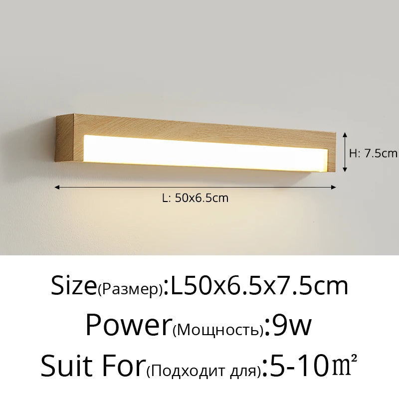 lampe de chevet rétro à grain de bois pour divers usages