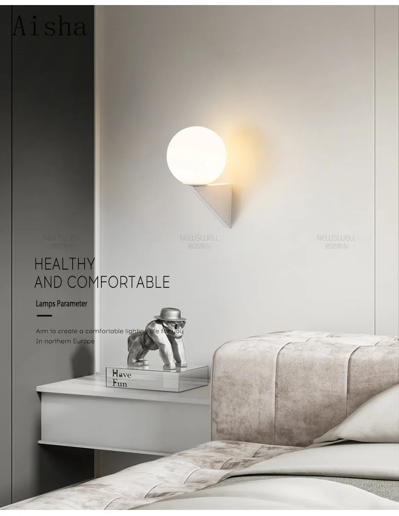 lampe de chevet simple pour décoration intérieure suspendue
