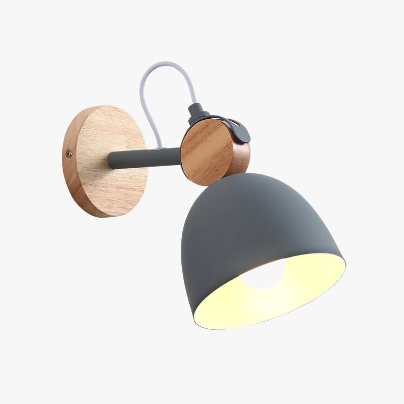 lampe de chevet style japonais éclairage mural intérieur nordique
