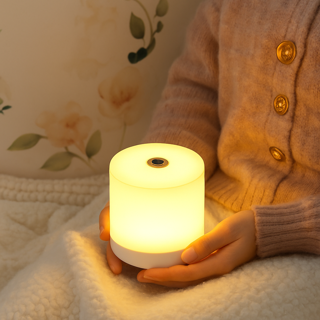 lampe de chevet tactile usb à intensité variable pour lecture et veilleuse