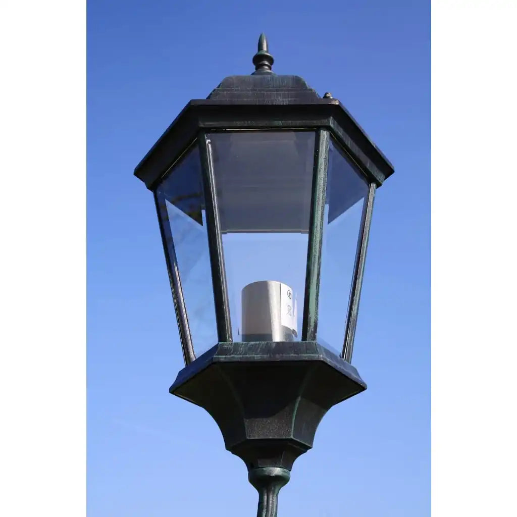 lampe de jardin à deux bras en aluminium pour extérieur
