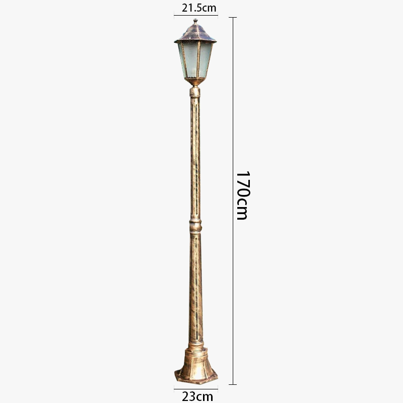 lampe de jardin extérieure étanche pour villa et espace vert