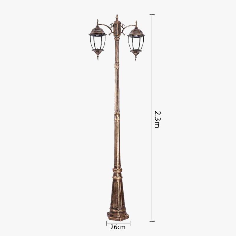 lampe de jardin extérieure étanche pour villa et pelouse