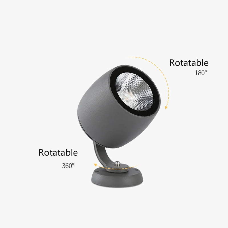 lampe de jardin à led haute puissance avec piquet à livraison gratuite