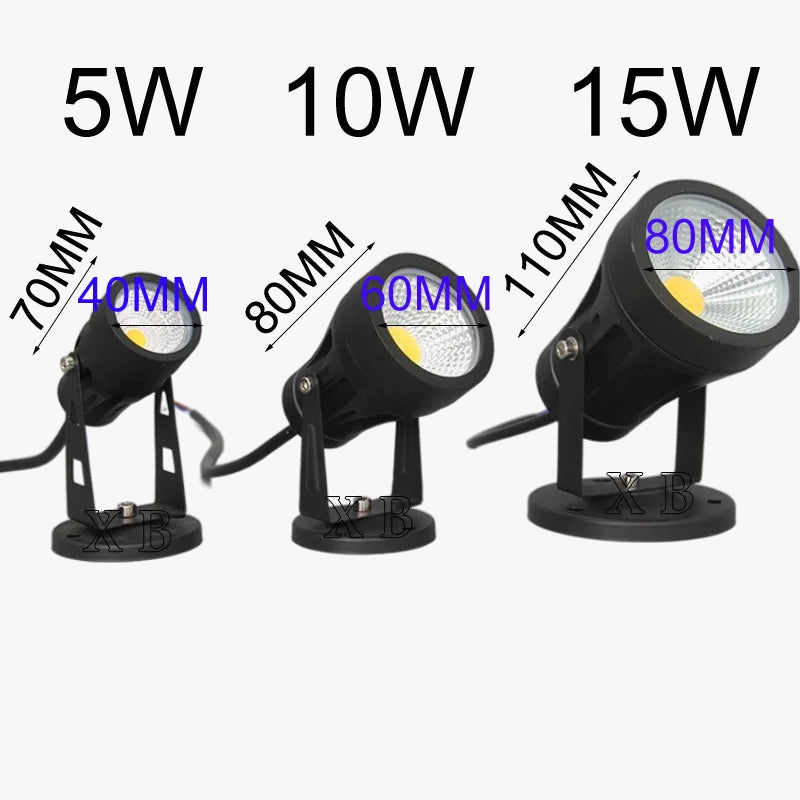 lampe de jardin led imperméable pour éclairage extérieur