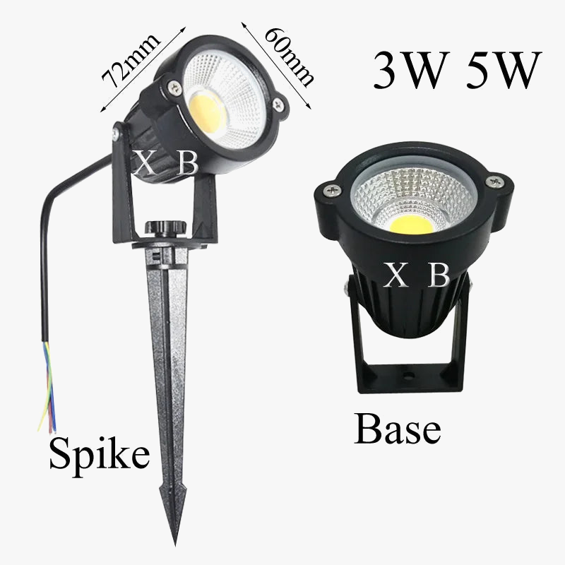 lampe de jardin à led étanche pour éclairage extérieur