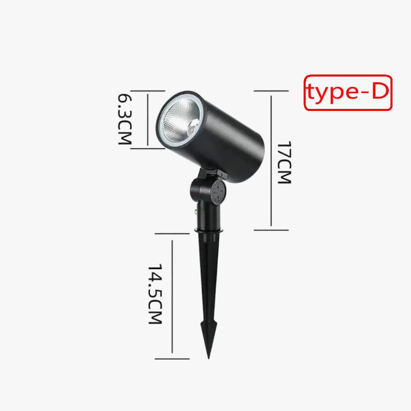 lampe de jardin led étanche pour éclairage extérieur décoratif