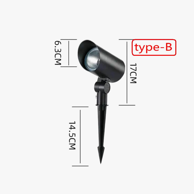 lampe de jardin led étanche pour éclairage extérieur décoratif