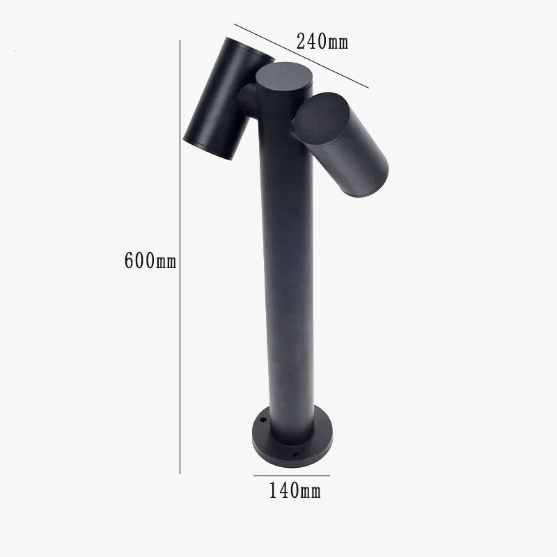 lampe de jardin à led étanche pour décoration extérieure