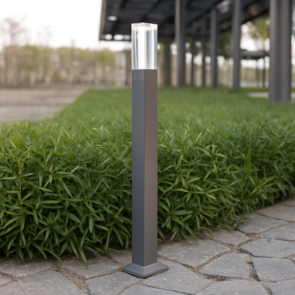 lampe de jardin moderne en aluminium étanche pour extérieur