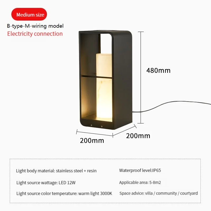 Lampe de jardin moderne solaire LED clôture lumière IP54 extérieur étanche ambiance éclairage pelouse lumières Villa cour décor lampadaires