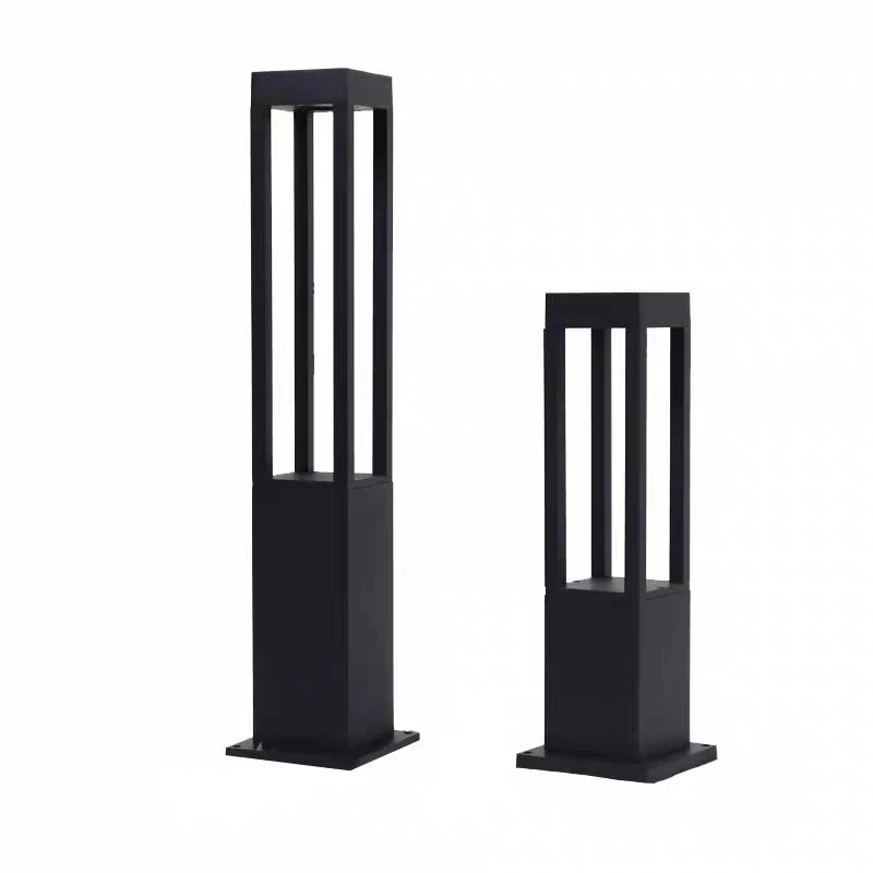 lampe de jardin moderne étanche en aluminium pour extérieur