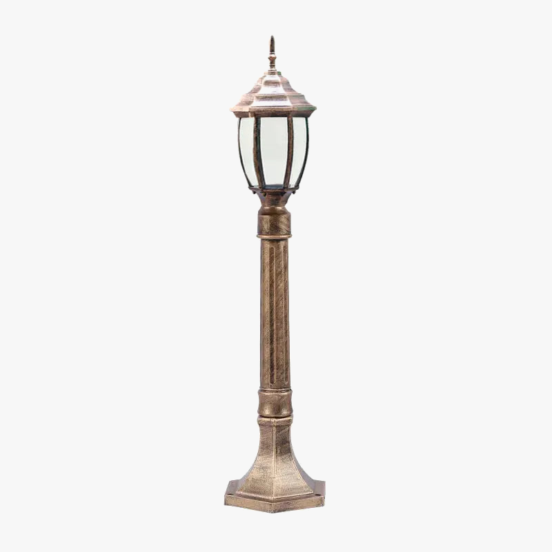 lampe de jardin rétro européenne étanche pour extérieur