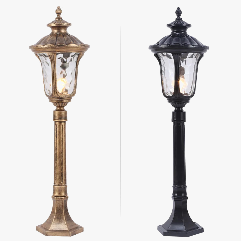 lampe de jardin rétro pour éclairage extérieur étanche