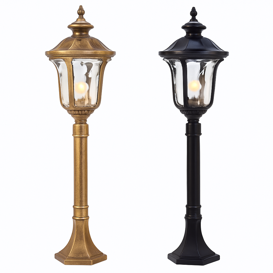 lampe de jardin rétro style européen éclairage extérieur étanche