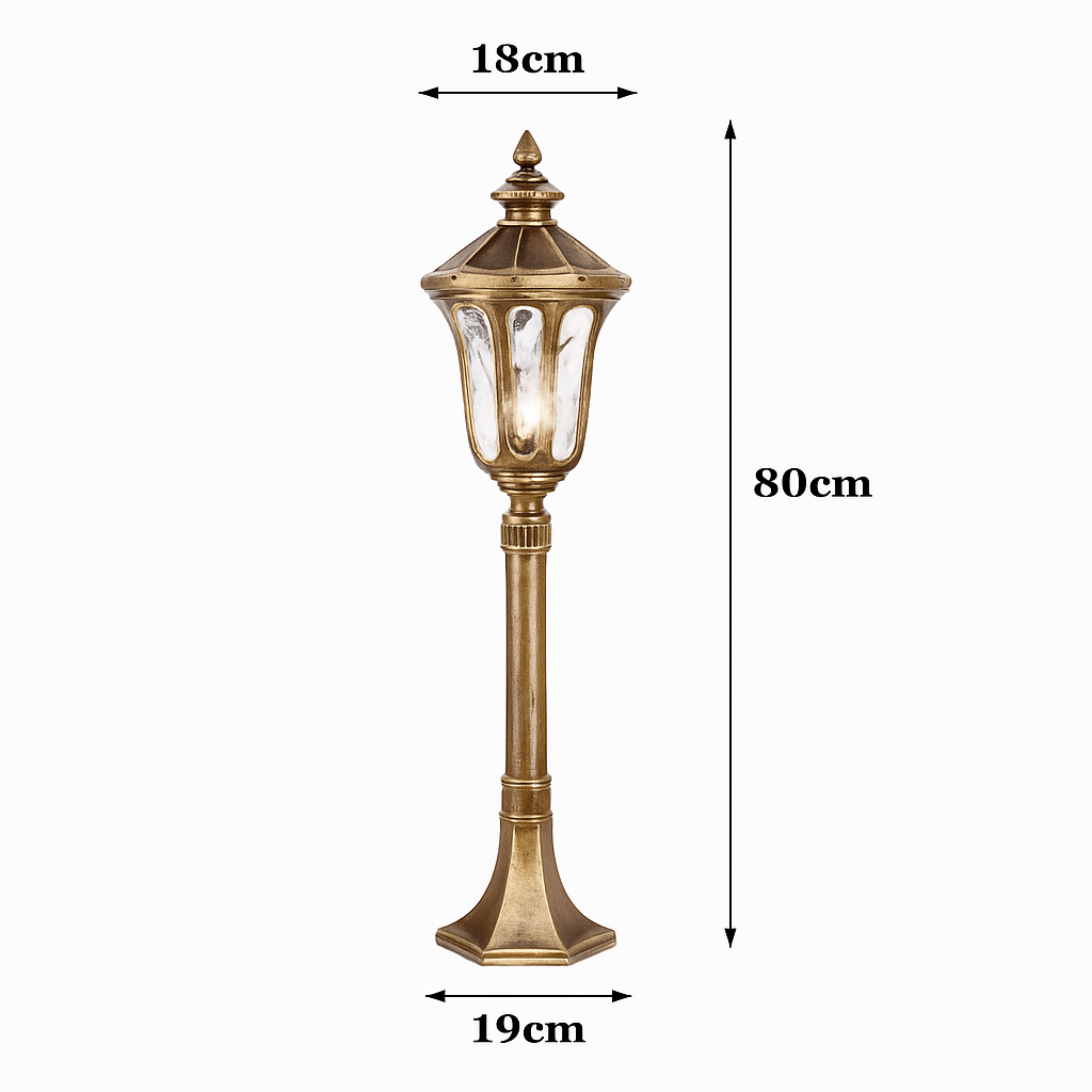 lampe de jardin rétro style européen éclairage extérieur étanche