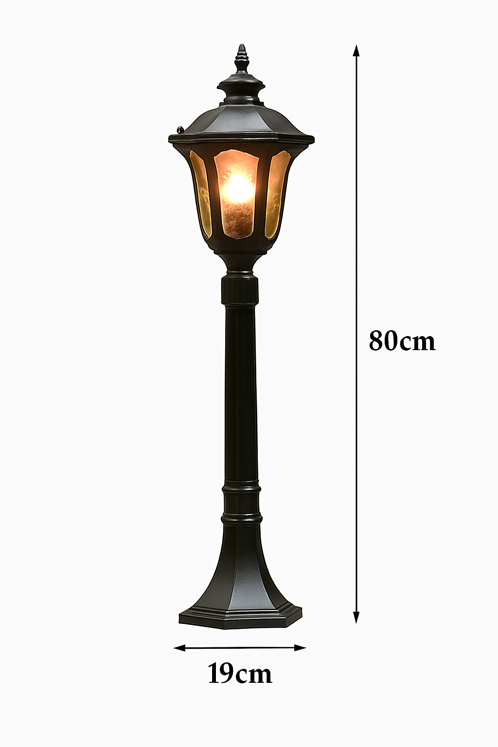 lampe de jardin rétro style européen éclairage extérieur étanche