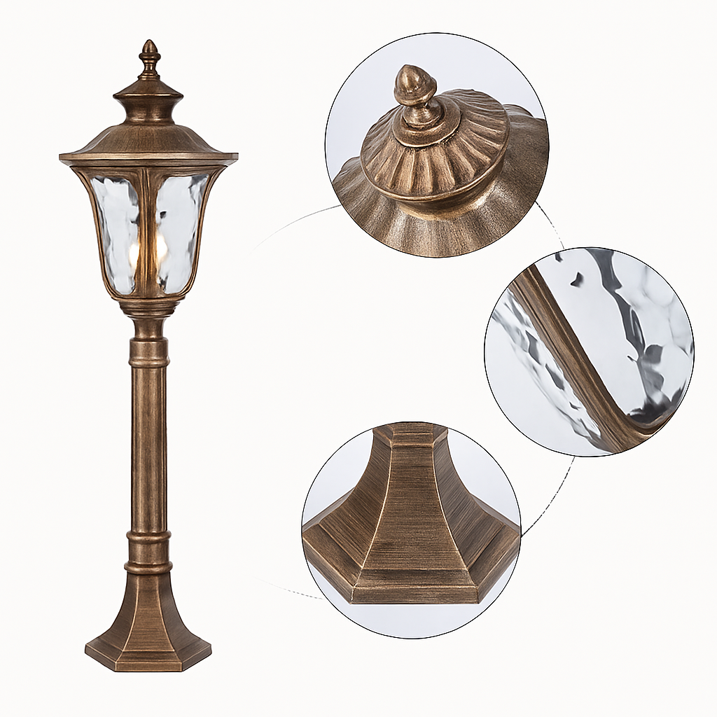 lampe de jardin rétro style européen éclairage extérieur étanche