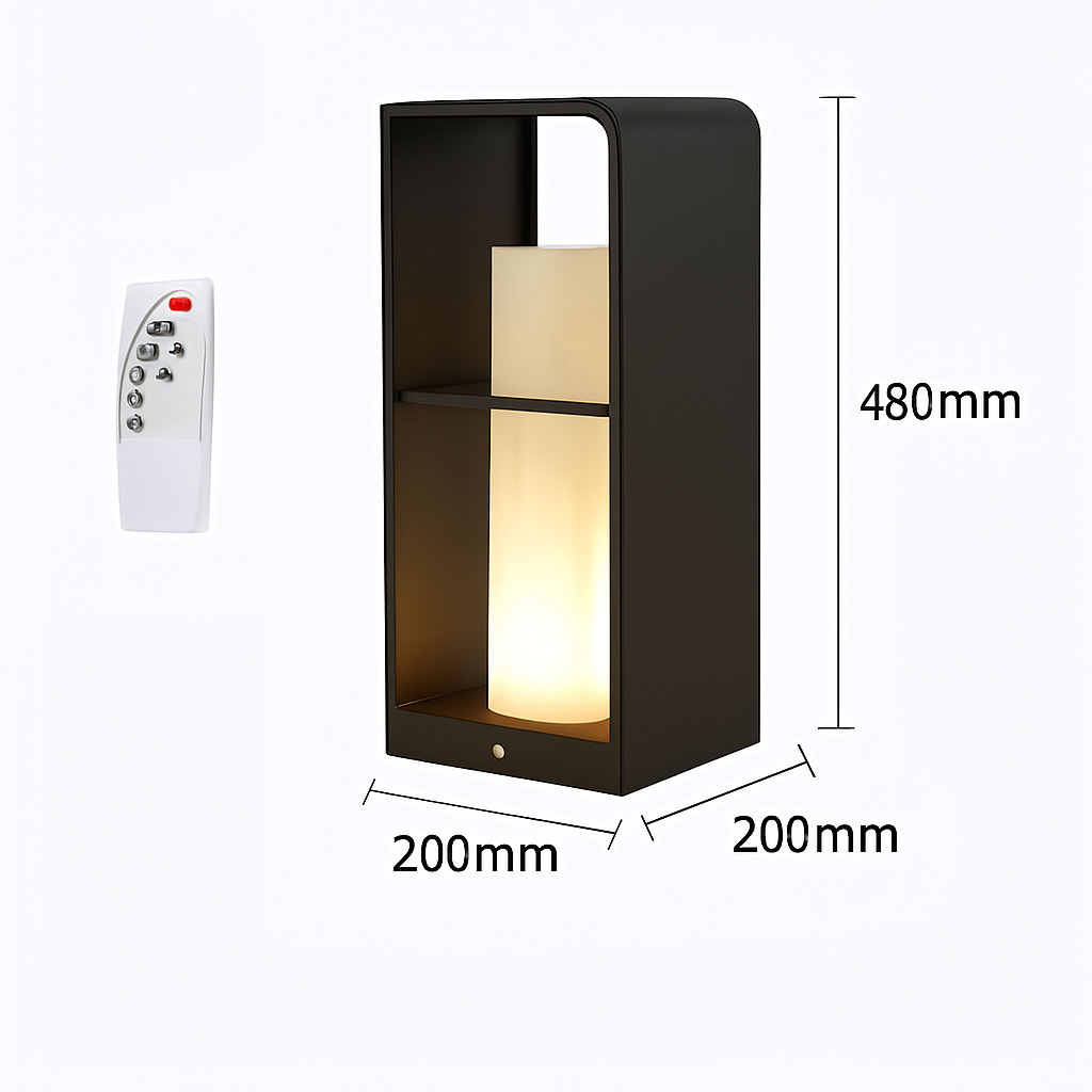 lampe de jardin solaire moderne pour éclairage extérieur décoratif