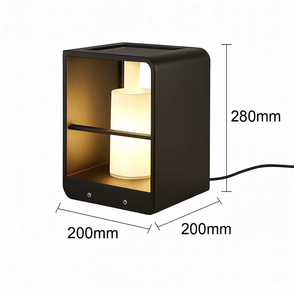 lampe de jardin solaire moderne pour éclairage extérieur décoratif