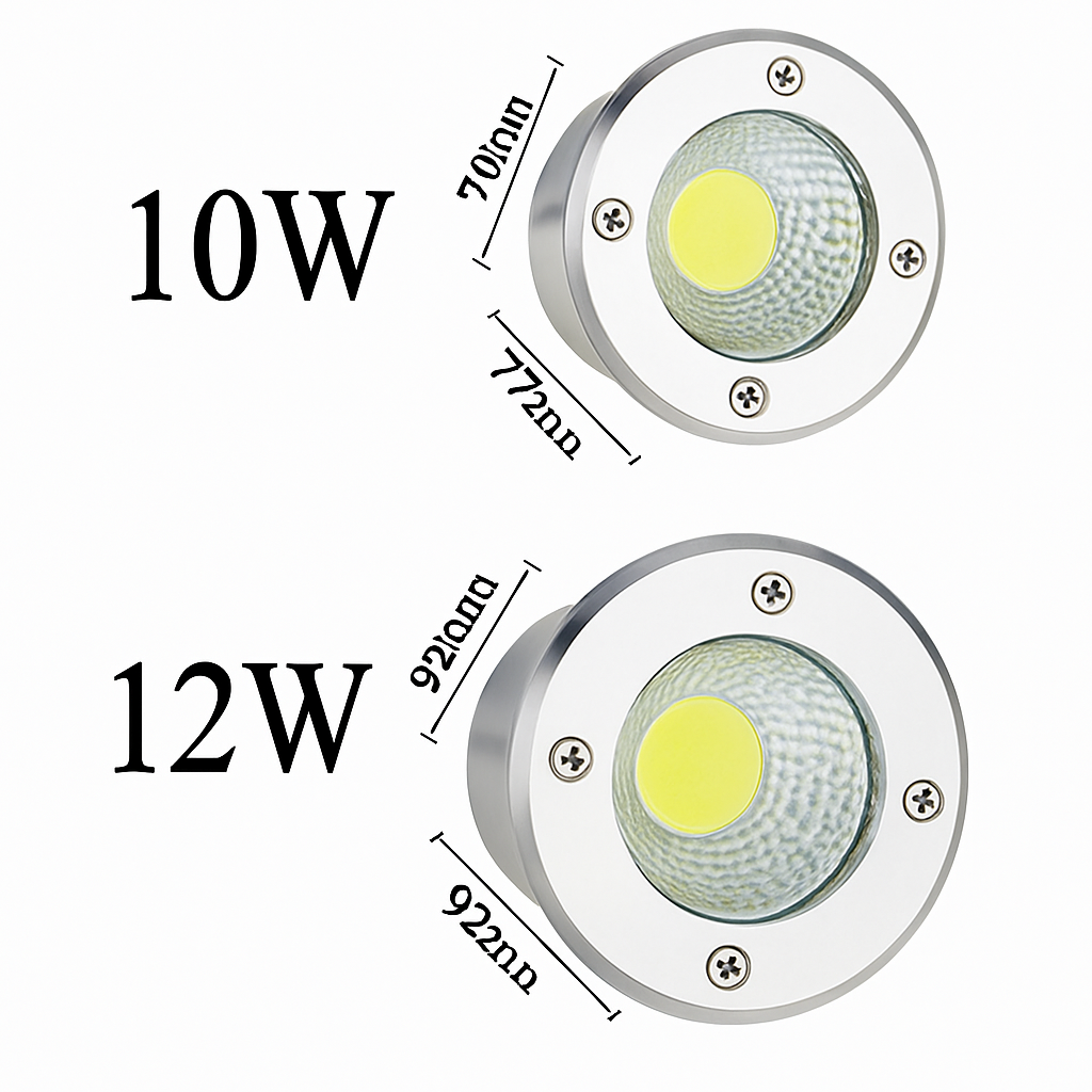 lampe de jardin souterraine à led étanche pour extérieur