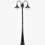 lampe de jardin style européen double tête étanche extérieure