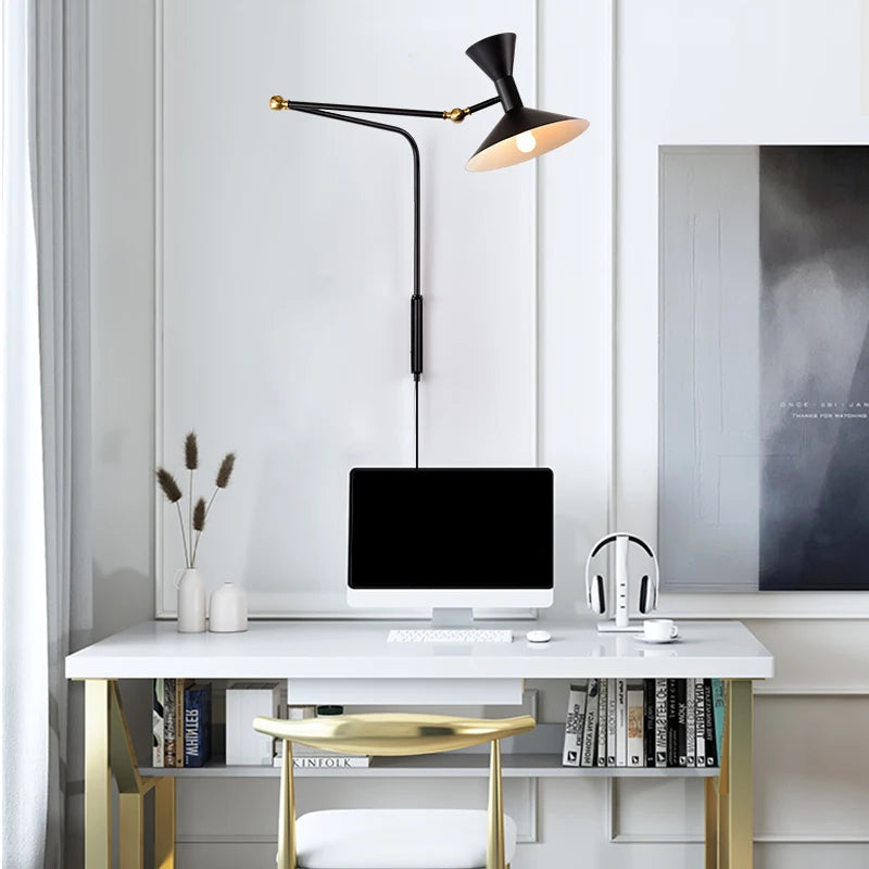 lampe de loft créative au style nordique réglable et moderne