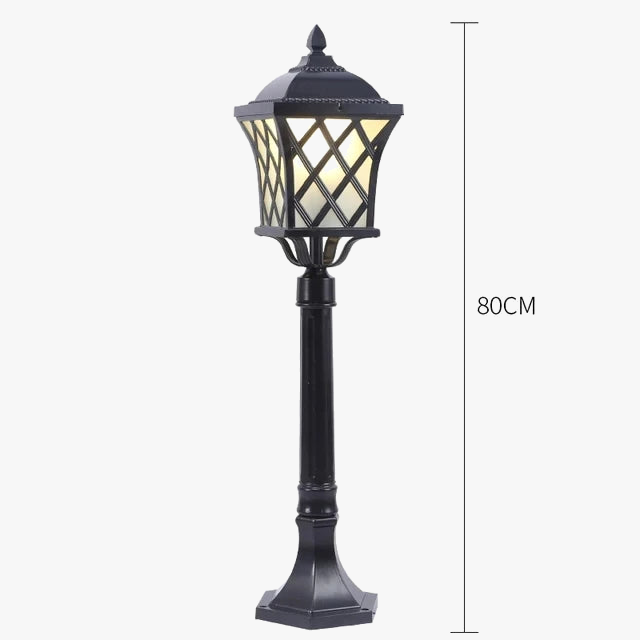 lampe de pelouse extérieure étanche style européen éclairage de jardin