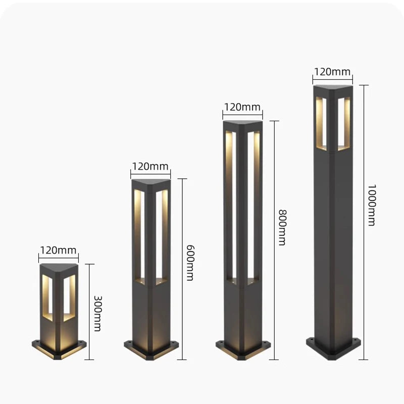 Lampe de pelouse imperméable d'extérieur