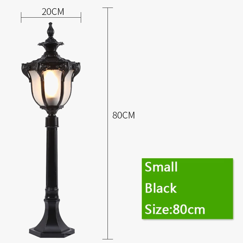 lampe de pelouse led étanche pour jardin et extérieur