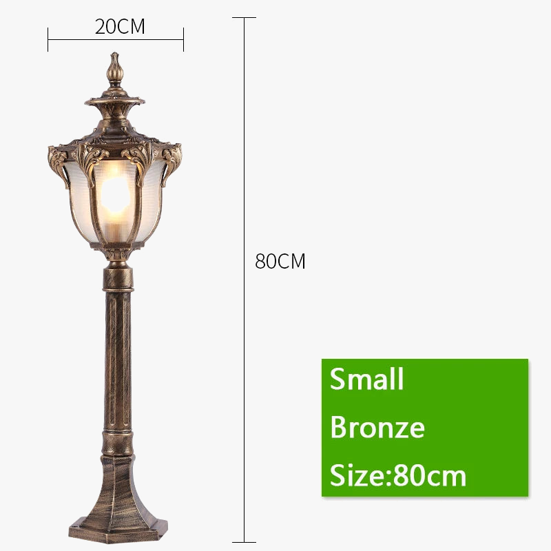 lampe de pelouse led étanche pour jardin et extérieur