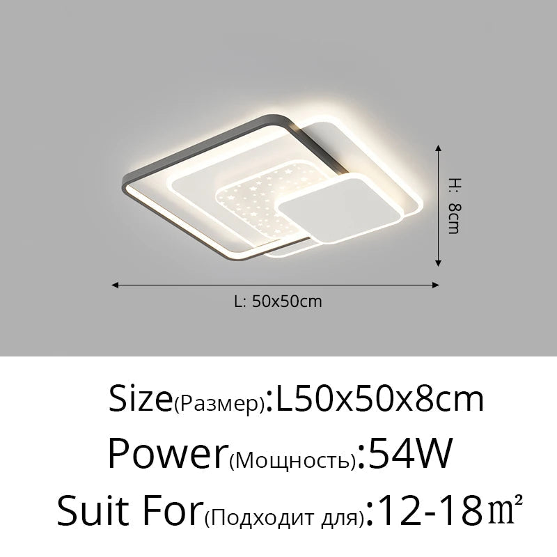 lampe de salon moderne ultra-mince led protection des yeux