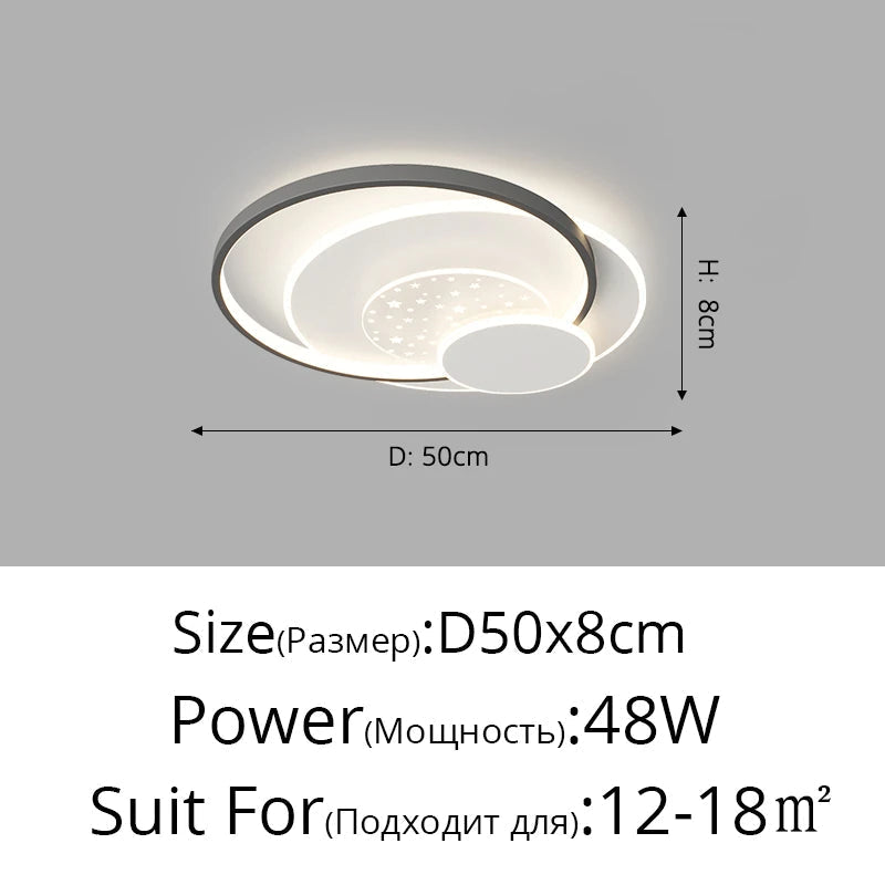 lampe de salon moderne ultra-mince led protection des yeux