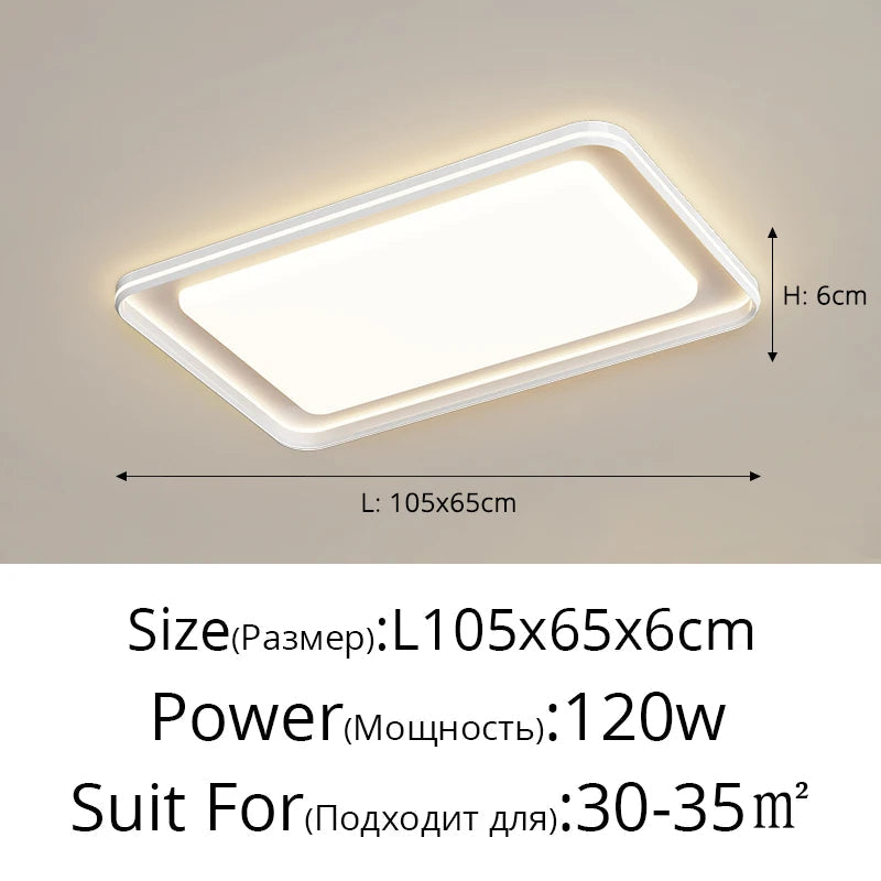 lampe de salon protection des yeux spectre complet plafonnier intelligent